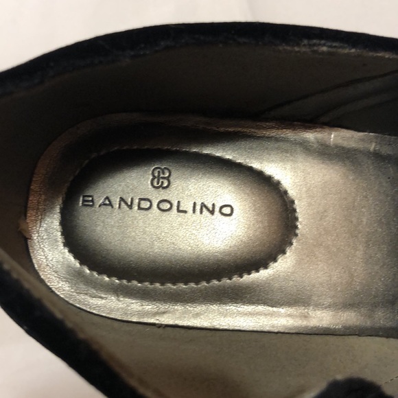 Bandolino Black Velvet Ankle Booties/ Like New - Picture 3 of 10